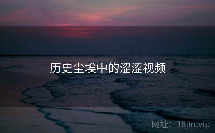 历史尘埃中的涩涩视频